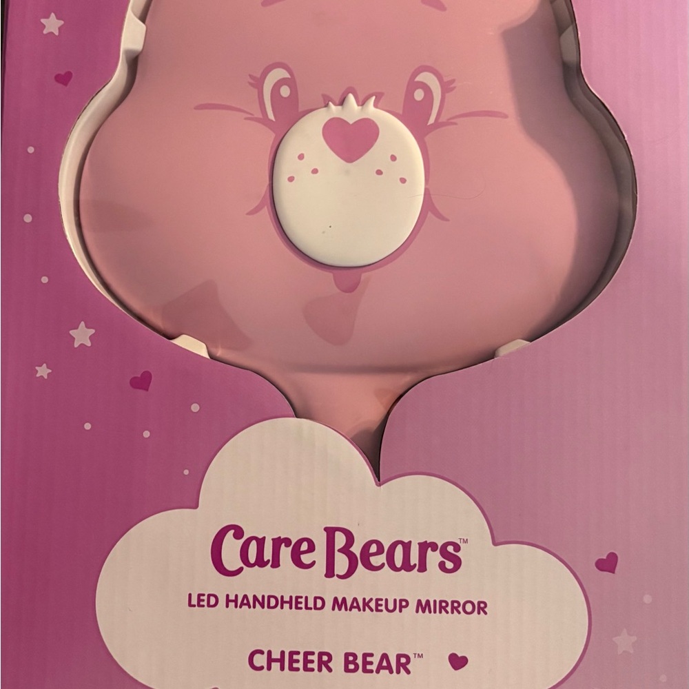 Care Bears Pink LED Handheld Makeup Mirror